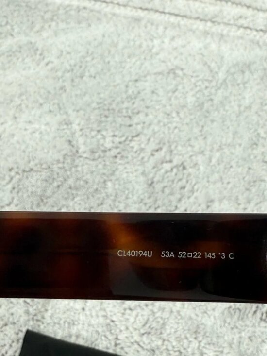 CELINE Tortoiseshell Oval Sunglasses - Brown/Black Lenses